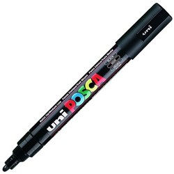 UNI POSCA PC-5M PAINT MARKER MEDIUM 2.5MM BULLET TIP BLACK