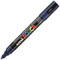 UNI POSCA PC-5M PAINT MARKER MEDIUM 2.5MM BULLET TIP BLUE