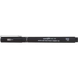 UNI PIN 200 FINELINER DRAWING PEN 0.2MM BLACK