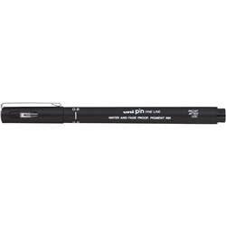 UNI PIN 200 FINELINER DRAWING PEN 0.8MM BLACK
