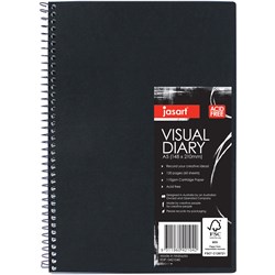 JASART 601 VISUAL DIARY A5 110GSM SINGLE WIRE 120 PAGE