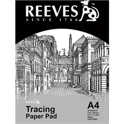 REEVES TRACING PAPER A4 65GSM 25 SHEETS