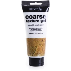 REEVES PAINT ACCESSORIES 200ML COARSE TEXTURE GEL