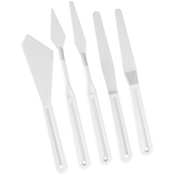 JASART PALETTE KNIFE PLASTIC PACK OF 5