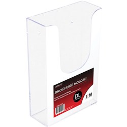 Deflecto Brochure Holder DL Single Tier Wall Mount