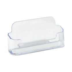 DEFLECTO BUSINESS CARD HOLDER SINGLE TIER LANDSCAPE