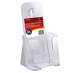DEFLECTO BROCHURE HOLDER DL SINGLE TIER FREE STANDING AND WALL MOUNT