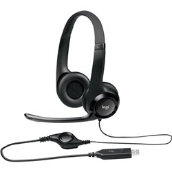 LOGITECH H390 USB COMPUTER HEADSET GRAPHITE