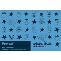 PROTEXT POLY ANIMAL MAGIC SCRAP BOOK MINI 165 X 245MM 100GSM 64 PAGE