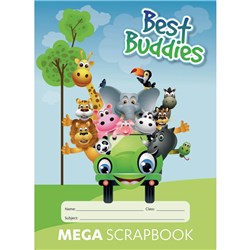 WRITER PREMIUM BEST BUDDIES SCRAP BOOK MEGA 240 X 330MM 100GSM 64 PAGES