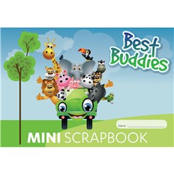 WRITER PREMIUM BEST BUDDIES SCRAP BOOK MINI 165 X 240MM 100GSM 64 PAGES