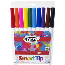 TEXTA JUMBO SMART TIP MARKERS ASSORTED PACK OF 10