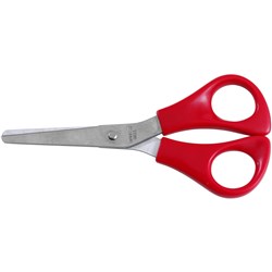 CELCO SCHOOL SCISSORS KINDY 135MM BLUNT TIP RED HANDLE
