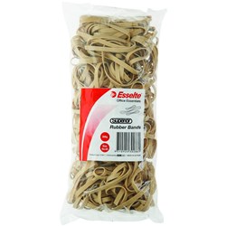 ESSELTE SUPERIOR RUBBER BANDS SIZE 65 BAG 500GM