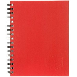 SPIRAX 511 HARD COVER NOTEBOOK A5 RULED 200 PAGE SIDE OPENING RED
