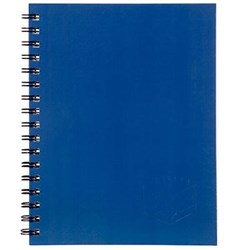 SPIRAX 512 HARD COVER NOTEBOOK A4 RULED 200 PAGE SIDE OPENING BLUE