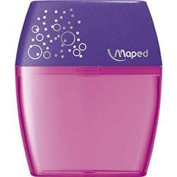 MAPED SHAKER SHARPENER 2 HOLE PLASTIC BOX OF 20 ASSORTED COLOURS