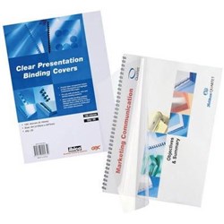 GBC BINDING COVER A4 150 MICRON PACK OF 25 CLEAR