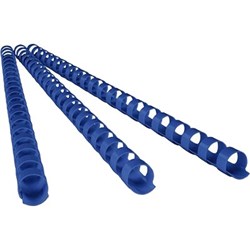 GBC PLASTIC BINDING COMB 10MM 21 LOOP 60 SHEETS CAPACITY BLUE PACK OF 100