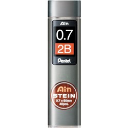 PENTEL AIN STEIN LEADS REFILL C277 0.7MM 2B TUBE OF 40