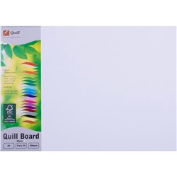 QUILL BOARD A3 210GSM WHITE PACK OF 25