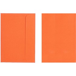 QUILL ENVELOPE C6 80GSM ORANGE PACK OF 25