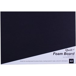 QUILL FOAM BOARD A3 BLACK