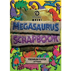 OLYMPIC SM64 MEGASAURUS SCRAPBOOK 335 X 240MM 64 PAGE