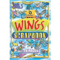 OLYMPIC S325 WINGS SCRAPBOOK 335 X 240MM 72 PAGE