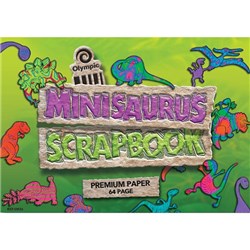 OLYMPIC SM26 MINISAURUS SCRAPBOOK 168 X 240MM 64 PAGE