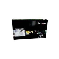 LEXMARK C734A1KG RETURN PROGRAMME 8K TONER CARTRIDGE BLACK