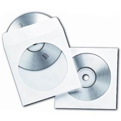 FELLOWES CD ENVELOPES WITH CLEAR WINDOW PACK OF 100