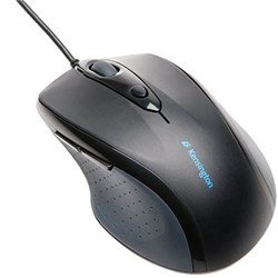 KENSINGTON PRO FIT WIRED FULL SIZE USB MOUSE BLACK