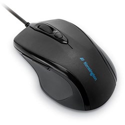KENSINGTON PRO FIT WIRED MID SIZE USB MOUSE BLACK