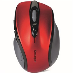 KENSINGTON PRO FIT MID-SIZE WIRELESS MOUSE RUBY RED