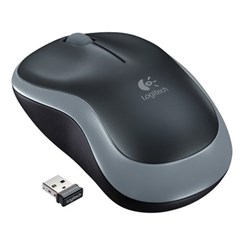 LOGITECH M185 WIRELESS MOUSE BLACK