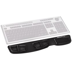 FELLOWES KEYBOARD PALM SUPPORT GEL CUSHION BLACK