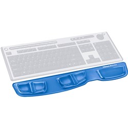 FELLOWES KEYBOARD PALM SUPPORT GEL CUSHION BLUE