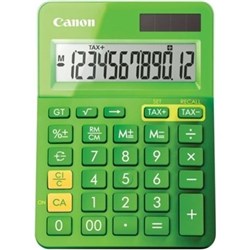 CANON LS-123KM DESKTOP CALCULATOR 12 DIGIT GREEN
