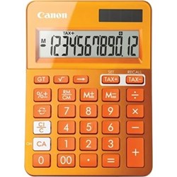 CANON LS-123KM DESKTOP CALCULATOR 12 DIGIT ORANGE