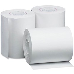 MARBIG CASH REGISTER ROLLS 76MM X 76MM X 11.5MM THERMAL PACK OF 4