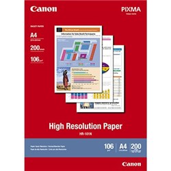 CANON HR-101N A4 106GSM HIGH RESOLUTION PAPER PACK OF 200