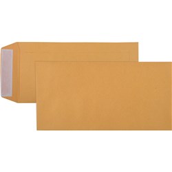 CUMBERLAND PLAIN ENVELOPE POCKET DLX 120 X 235MM STRIP SEAL GOLD BOX OF 500