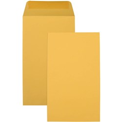 CUMBERLAND PLAIN ENVELOPE POCKET P4 60 X 107MM GOLD BOX OF 1000