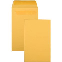 CUMBERLAND PLAIN ENVELOPE POCKET P6 80 X 135MM SELF SEAL GOLD BOX OF 1000