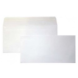CUMBERLAND PLAIN ENVELOPE DL 110 X 220MM STRIP SEAL LASER SECRETIVE WHITE BOX OF 500