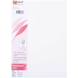 QUILL PARCHMENT PAPER A4 90GSM WHITE PACK OF 100