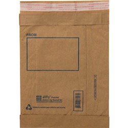 JIFFY SEALED AIR P7 PADDED SELFSEALER MAILING BAG 360 X 480MM BROWN