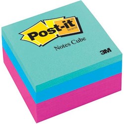 POST-IT 2027-RCR MEMO CUBES 76 X 76MM 400 SHEET PINK WAVE