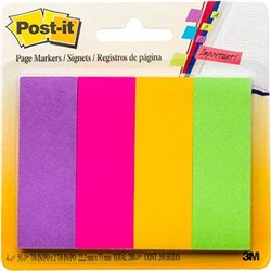 POST-IT 671-4AU PAGE MARKERS 22X73MM FLORAL FANTASY 50 SHEET PAD PACK OF 4